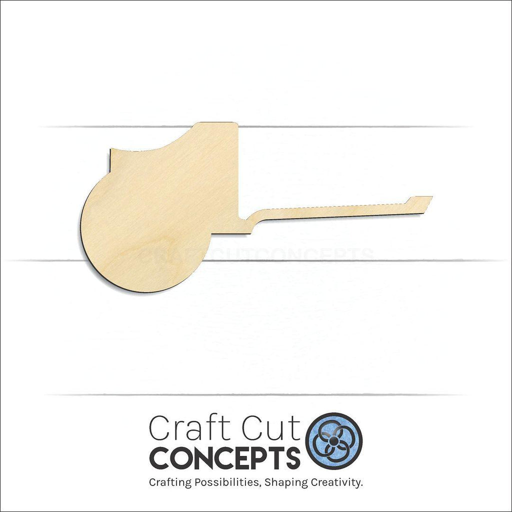 Craft Cut Concepts Logo under a wood Chariot craft shape and blank