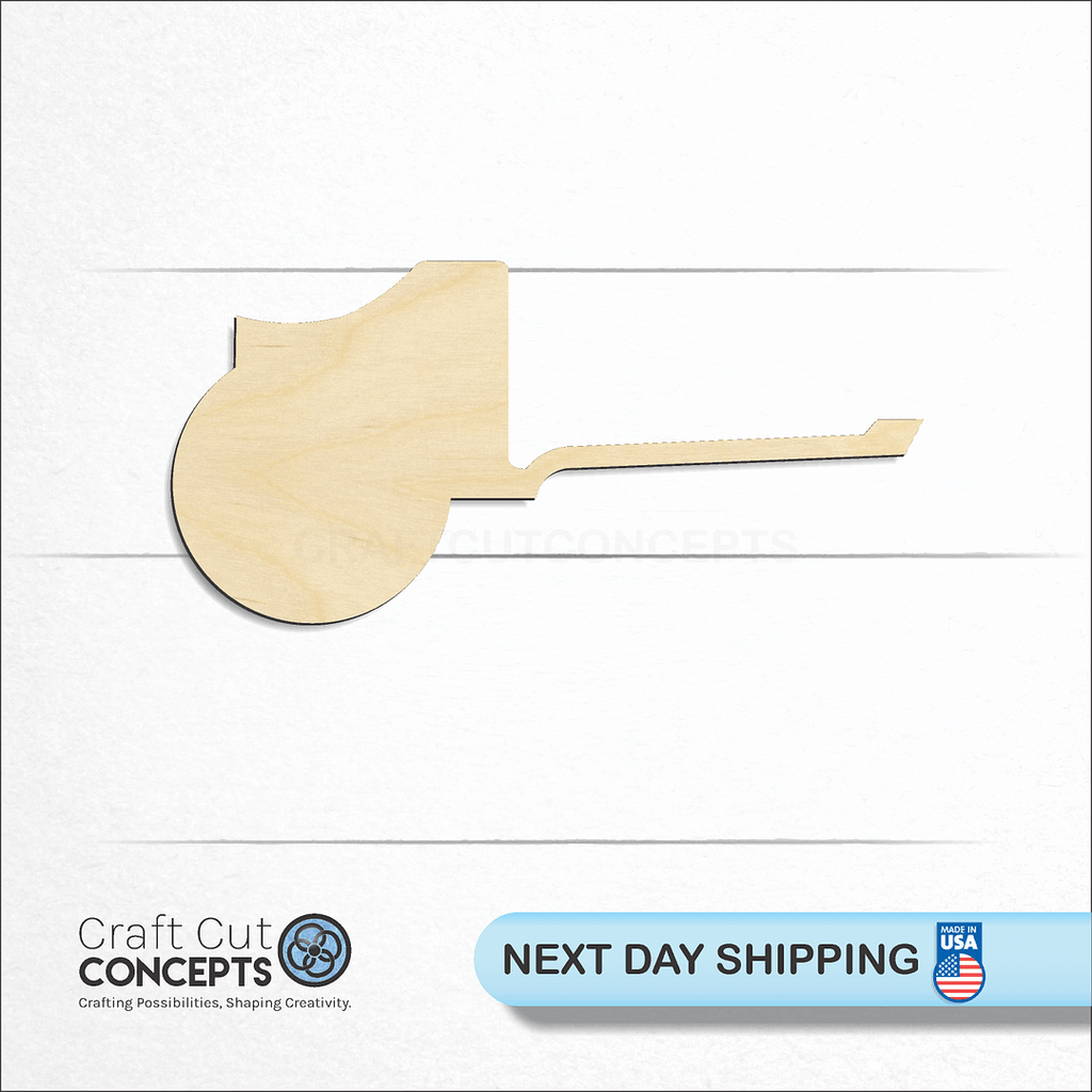 Craft Cut Concepts logo and next day shipping banner with an unfinished wood Chariot craft shape and blank