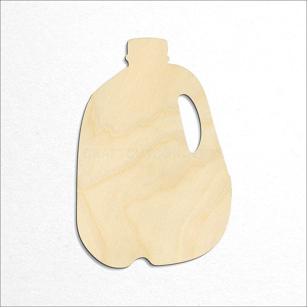 Wooden Milk Bottle craft shape available in sizes of 2 inch and up