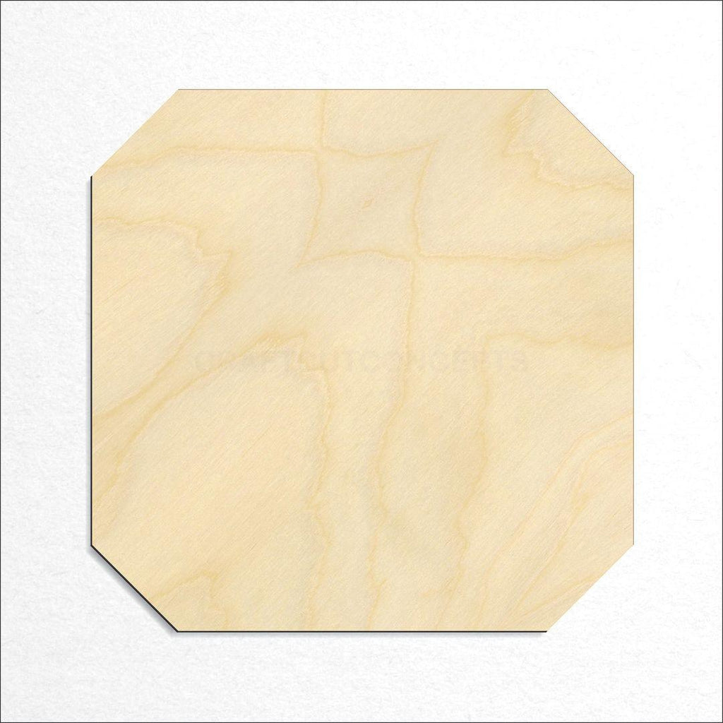 Wooden Gem-Square craft shape available in sizes of 1 inch and up