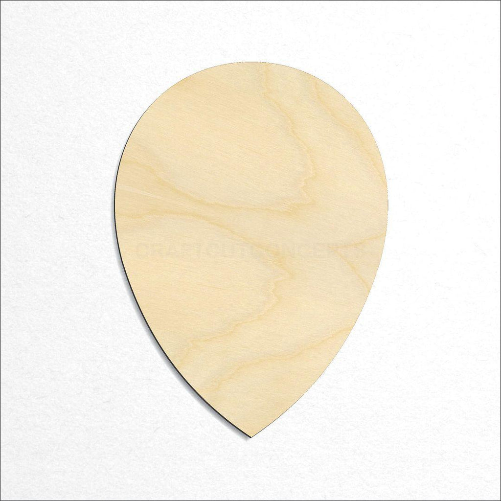 Wooden Gem-Pear craft shape available in sizes of 1 inch and up