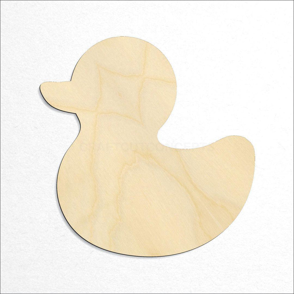 Wooden Rubber Duck craft shape available in sizes of 1 inch and up