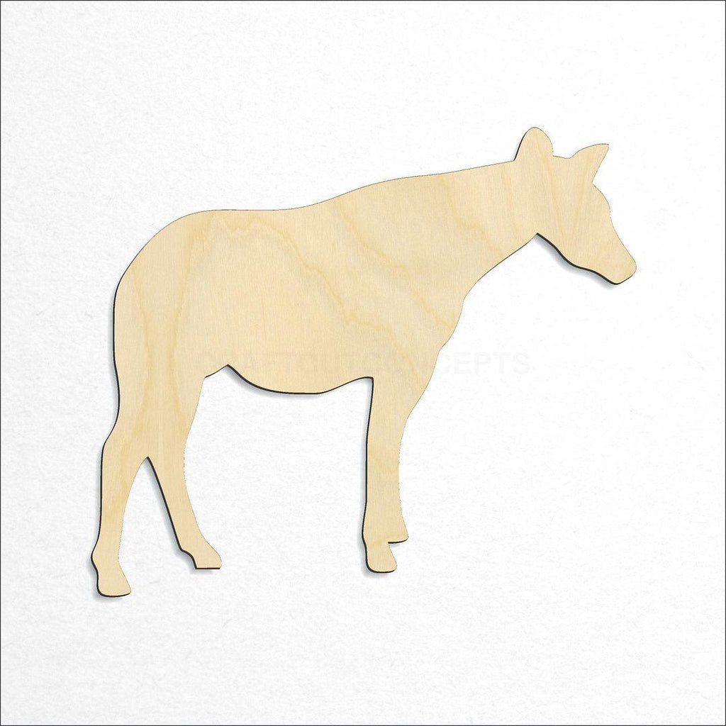 Wooden Okapi craft shape available in sizes of 2 inch and up