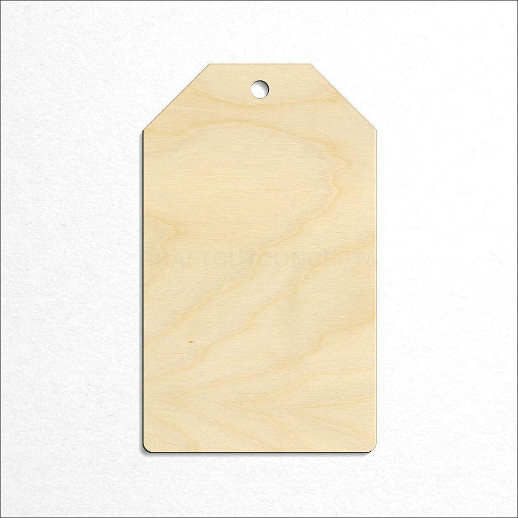 Wooden Price Tag craft shape available in sizes of 1 inch and up