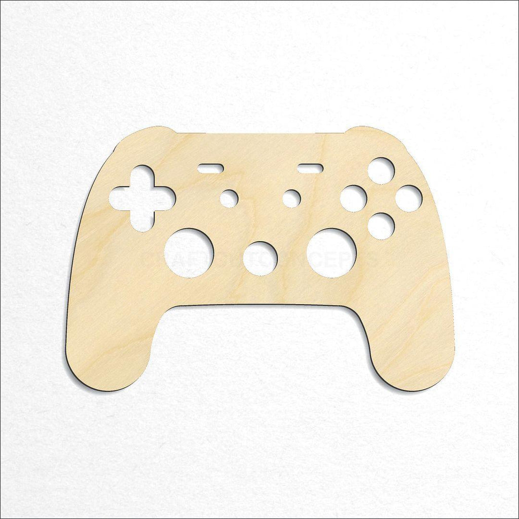 Wooden Game Controller craft shape available in sizes of 3 inch and up