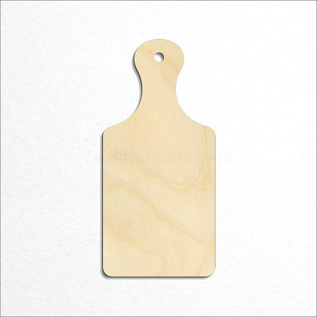 Wooden Cutting Board craft shape available in sizes of 1 inch and up