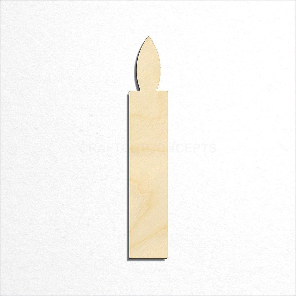 Wooden Candels craft shape available in sizes of 1 inch and up