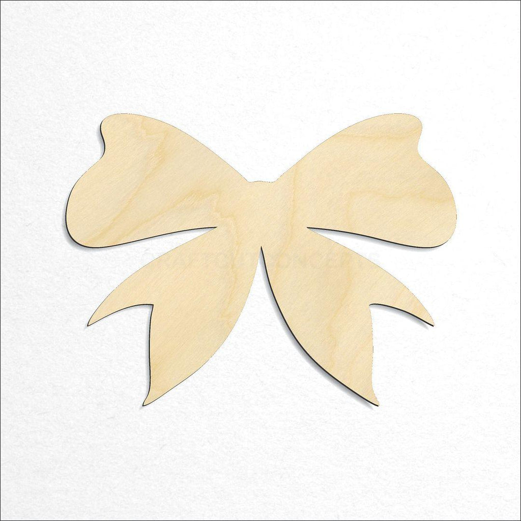 Wooden Christmas Present Bow craft shape available in sizes of 1 inch and up