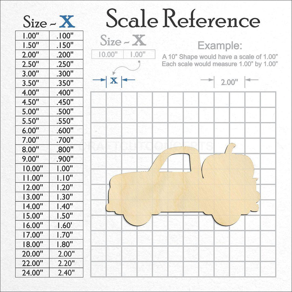 A scale and graph image showing a wood Hair Bow craft blank