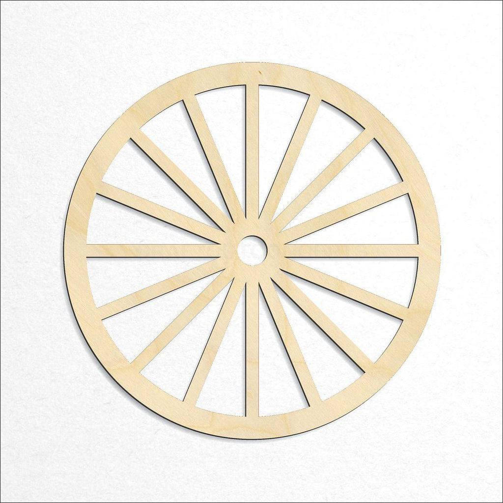 Wooden Wagon Wheel craft shape available in sizes of 4 inch and up