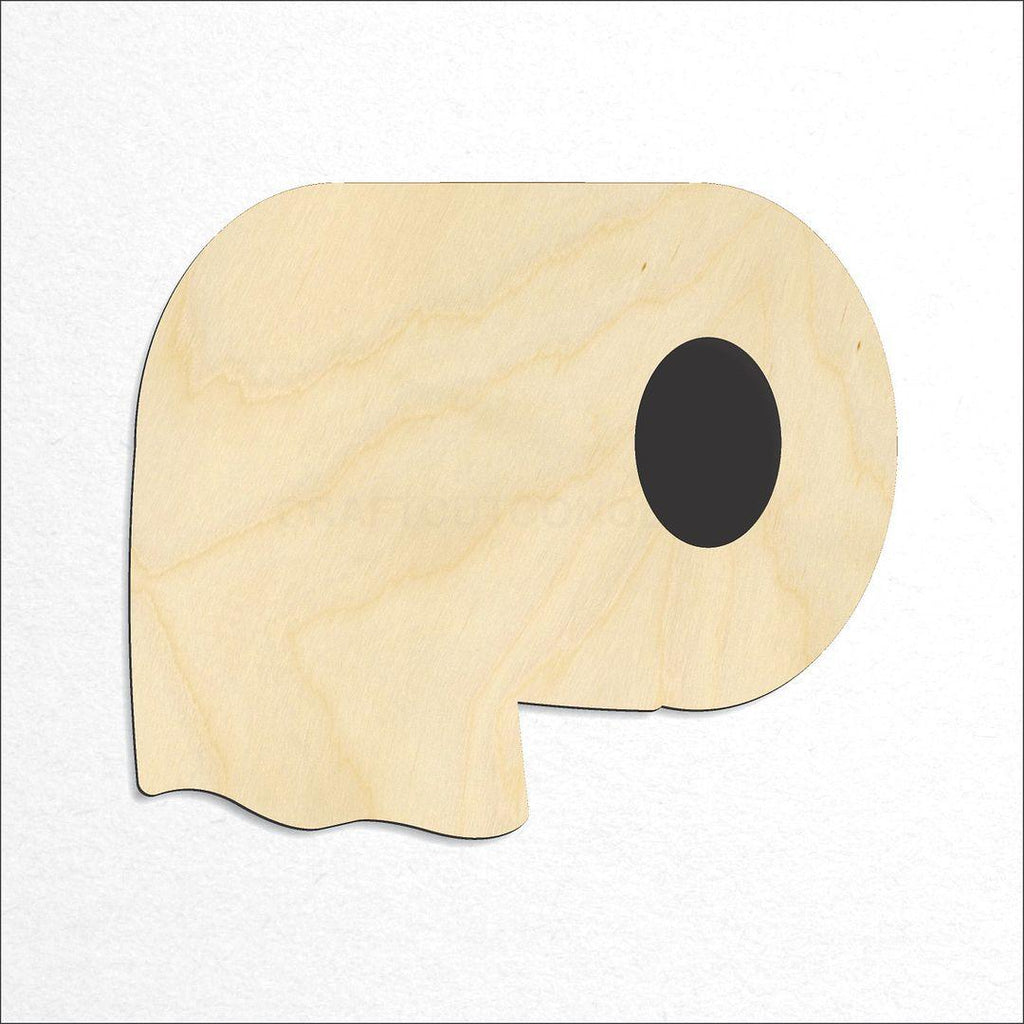 Wooden Toilet Paper craft shape available in sizes of 2 inch and up