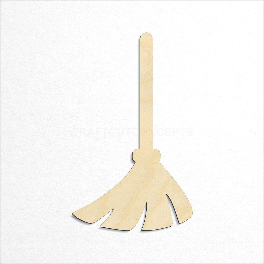 Wooden Broom craft shape available in sizes of 2 inch and up