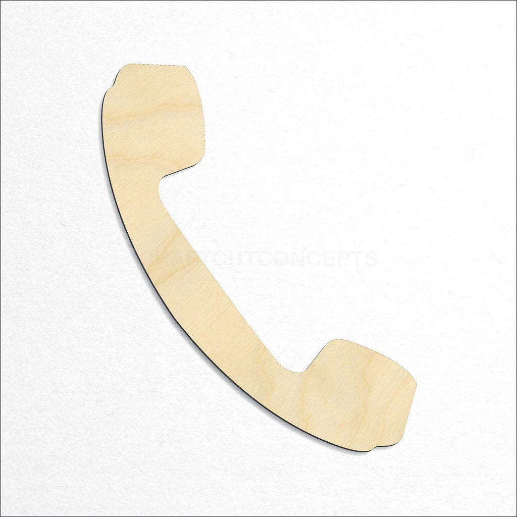 Wooden Phone craft shape available in sizes of 1 inch and up