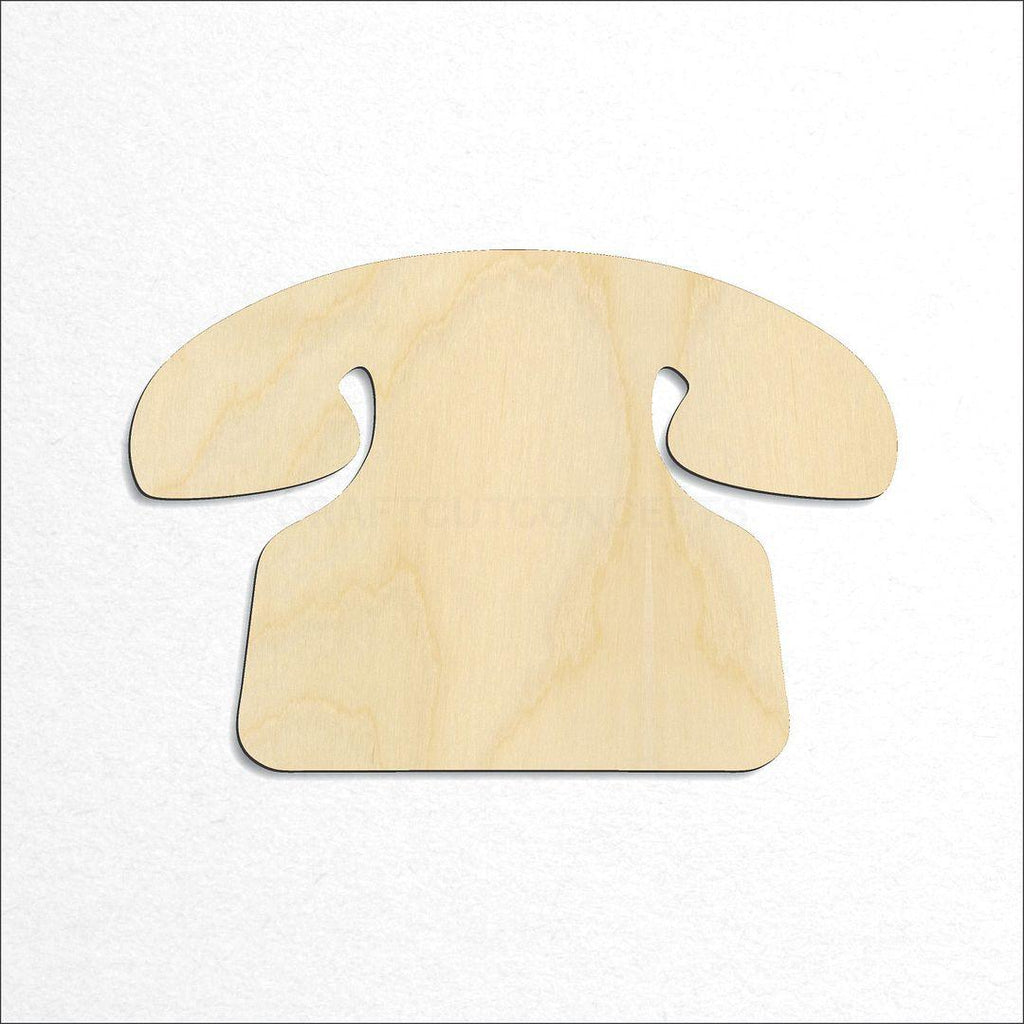 Wooden Phone craft shape available in sizes of 1 inch and up