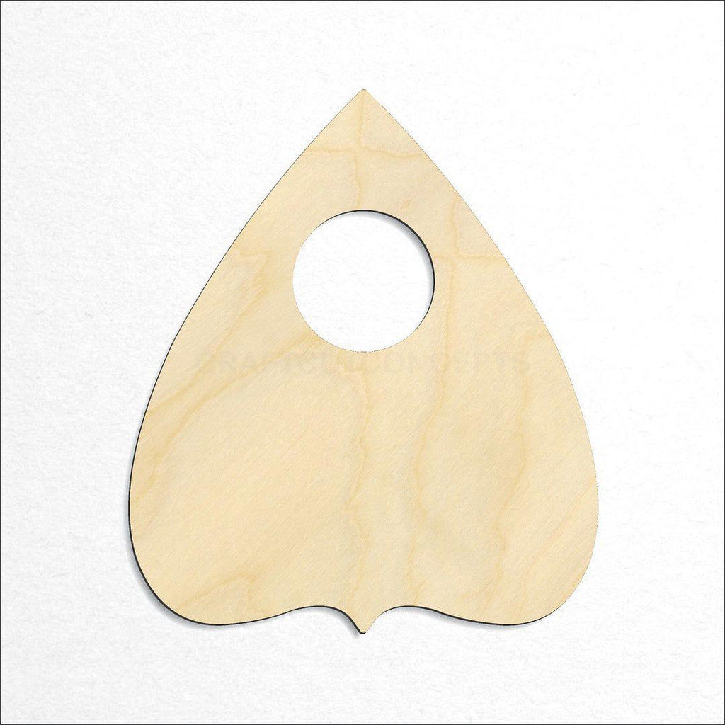 Wooden Planchette craft shape available in sizes of 1 inch and up