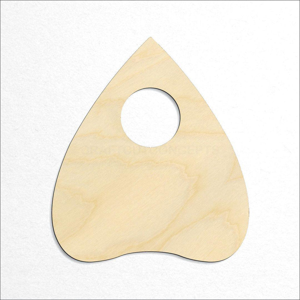 Wooden Planchette craft shape available in sizes of 1 inch and up