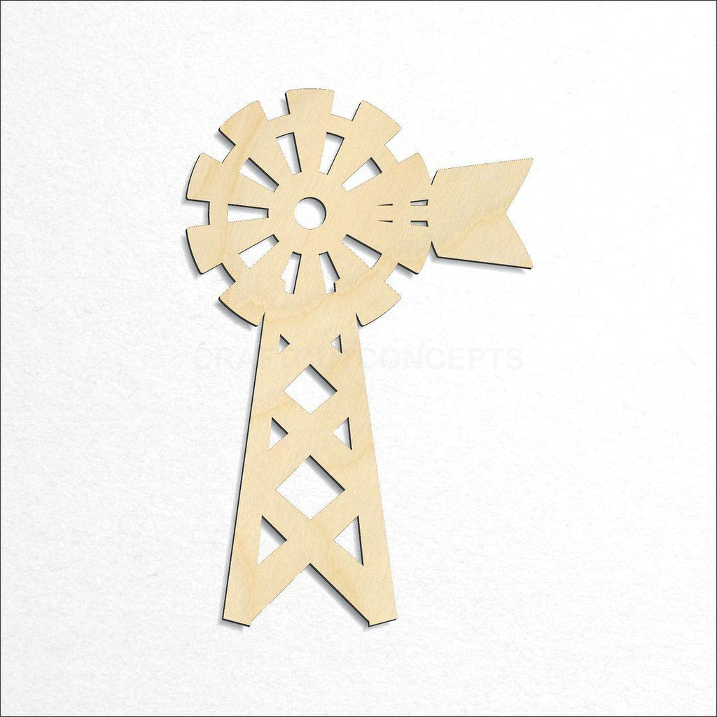 Wooden Windmill craft shape available in sizes of 1 inch and up