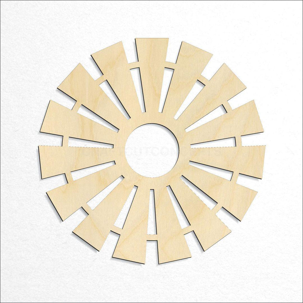 Wooden Windmill craft shape available in sizes of 1 inch and up