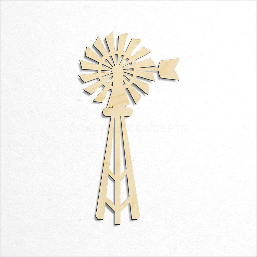 Wooden Windmill craft shape available in sizes of 4 inch and up