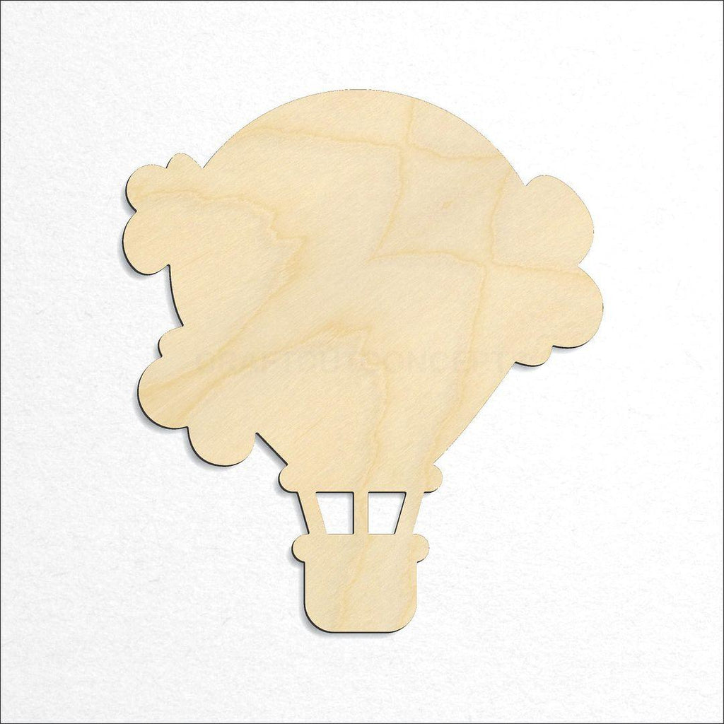 Wooden Hot Air Balloon craft shape available in sizes of 3 inch and up