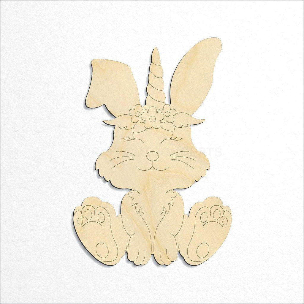 Wooden PBL-Bunny craft shape available in sizes of 4 inch and up