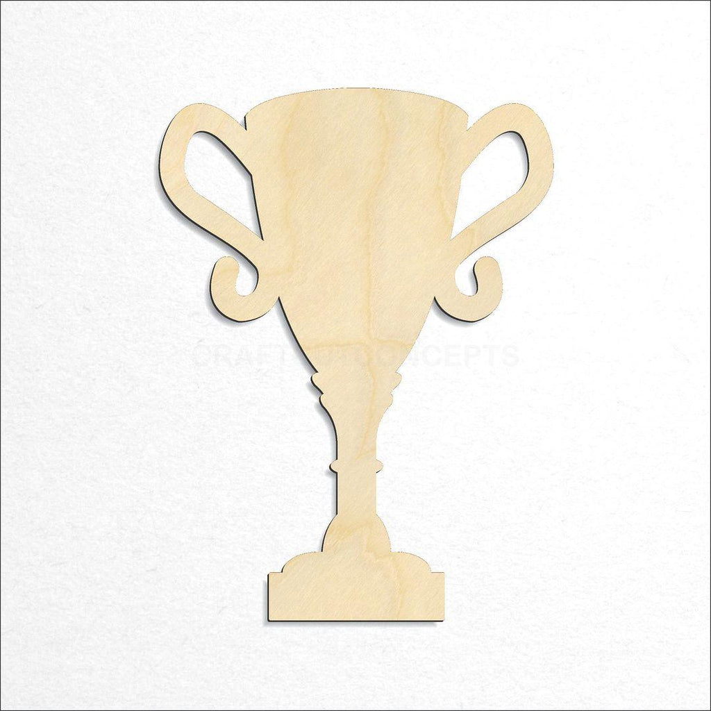 Wooden Trophy craft shape available in sizes of 1 inch and up