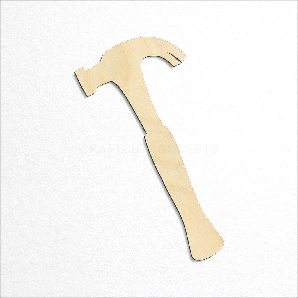 Wooden Hammer craft shape available in sizes of 2 inch and up