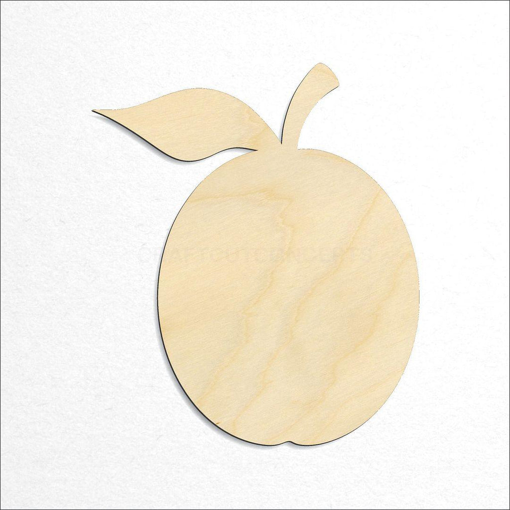 Wooden Plum craft shape available in sizes of 2 inch and up