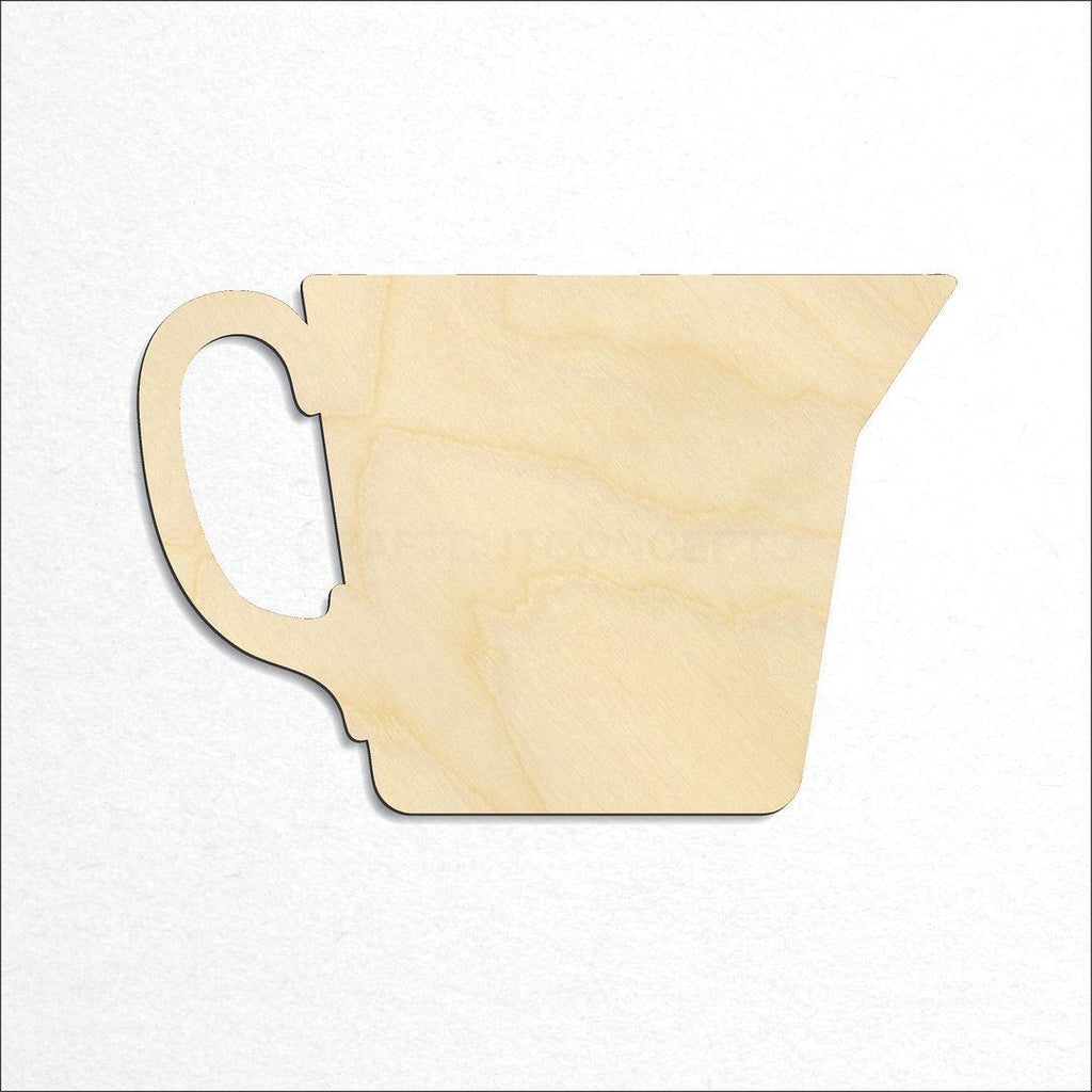 Wooden Measuring Cup craft shape available in sizes of 3 inch and up