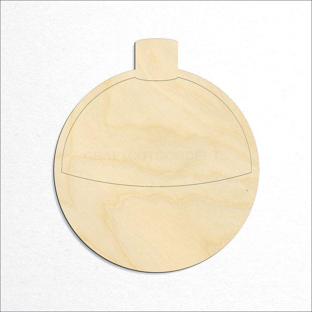 Wooden Fishing Bobber craft shape available in sizes of 2 inch and up