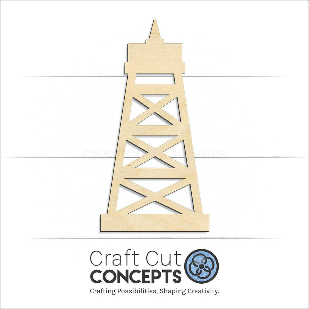 Craft Cut Concepts Logo under a wood Oil Derek craft shape and blank