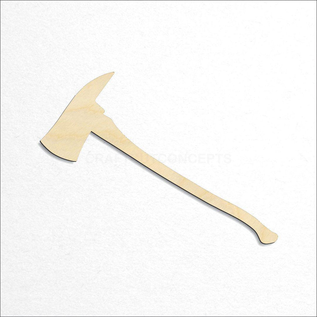 Wooden Fireman Axe craft shape available in sizes of 4 inch and up
