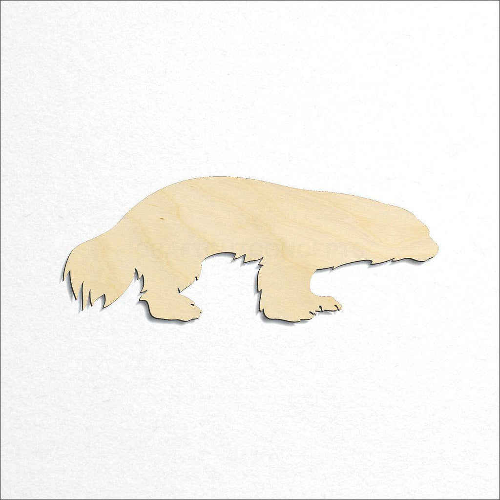 Wooden Wolverine craft shape available in sizes of 2 inch and up