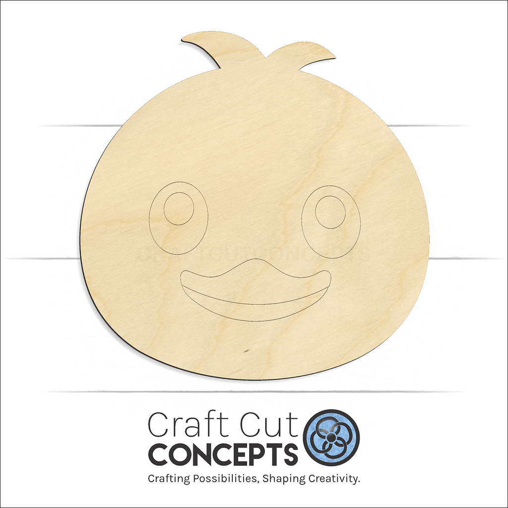 Craft Cut Concepts Logo under a wood Cute Duck Face craft shape and blank