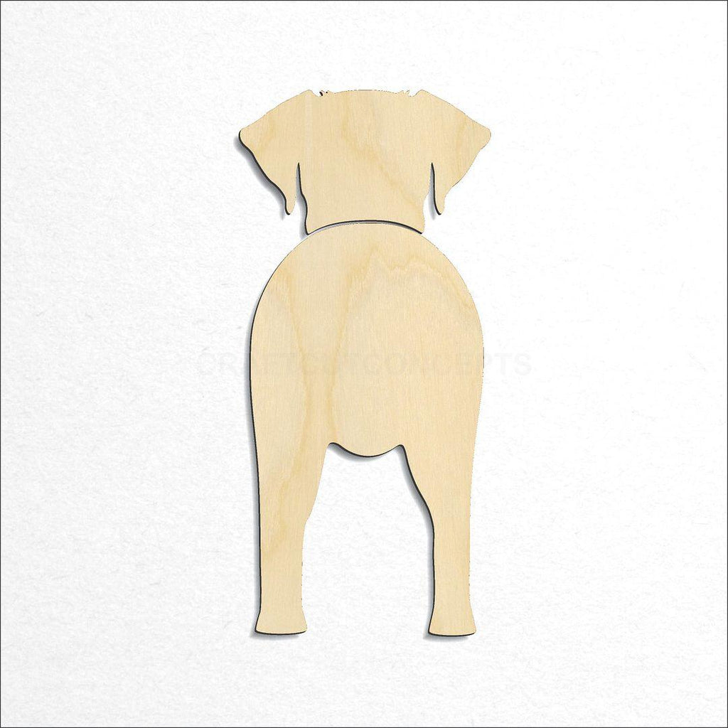 Wooden German Wirehaired Pointer craft shape available in sizes of 2 inch and up