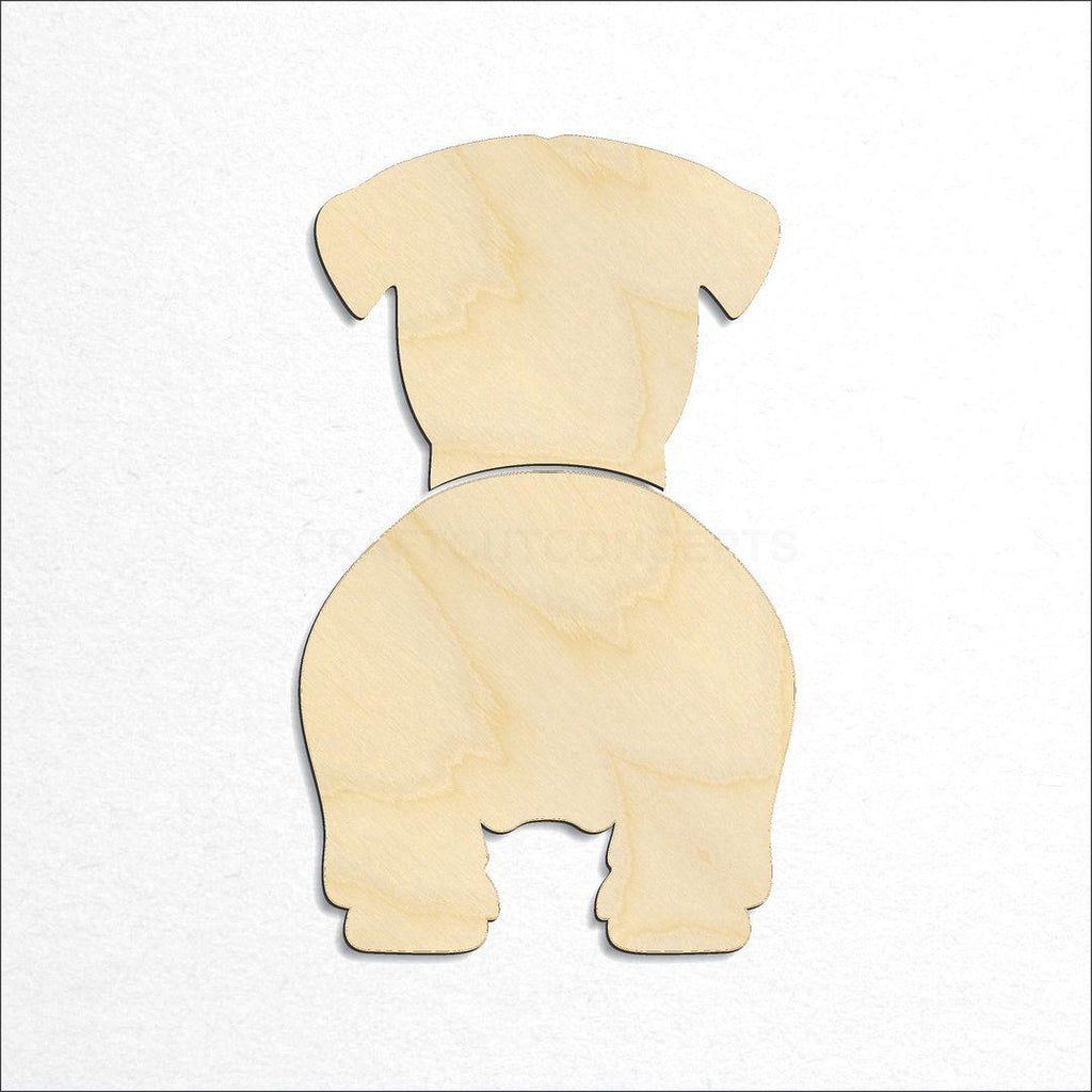 Wooden Gleen Of Imaal Terriers craft shape available in sizes of 2 inch and up