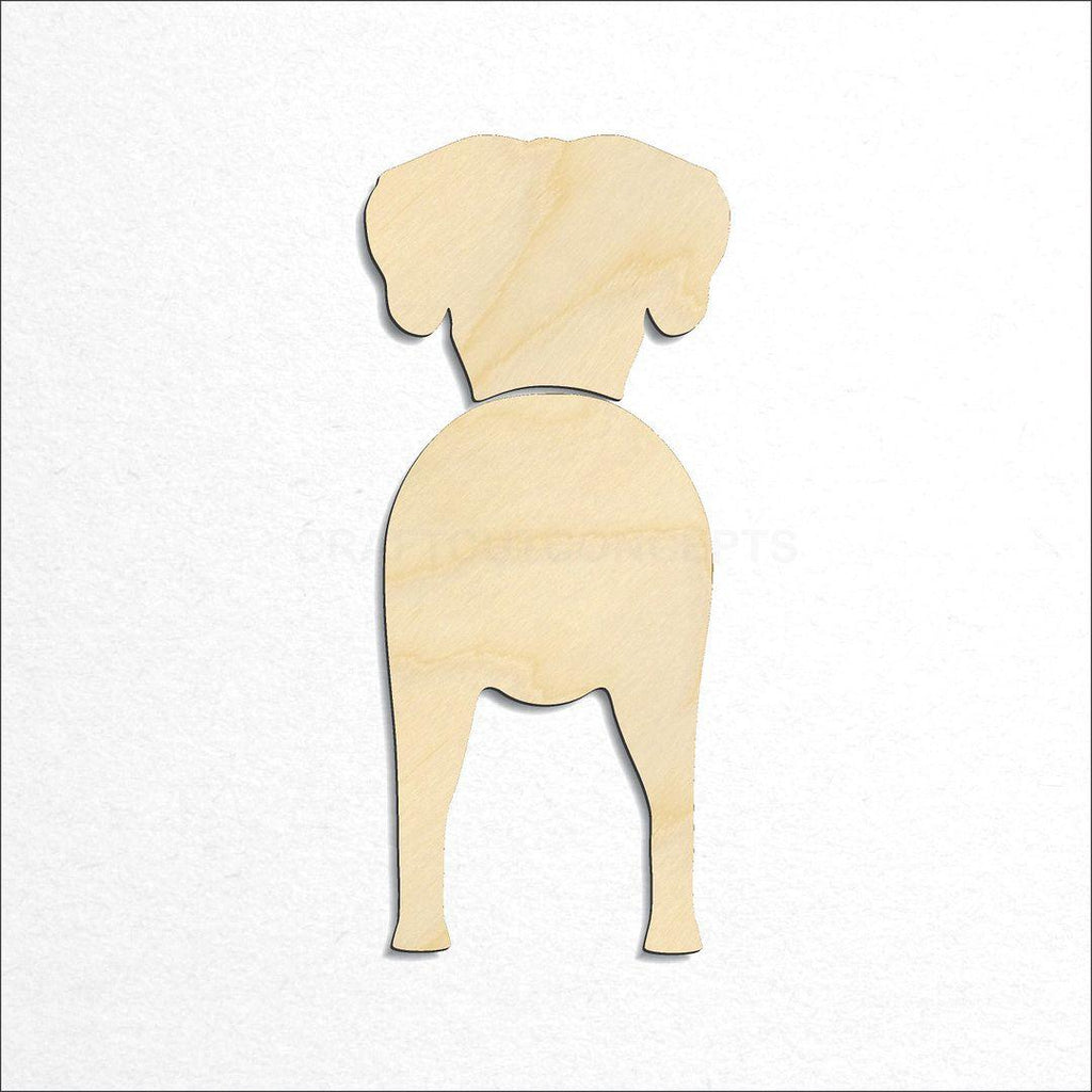 Wooden Great Dane craft shape available in sizes of 2 inch and up