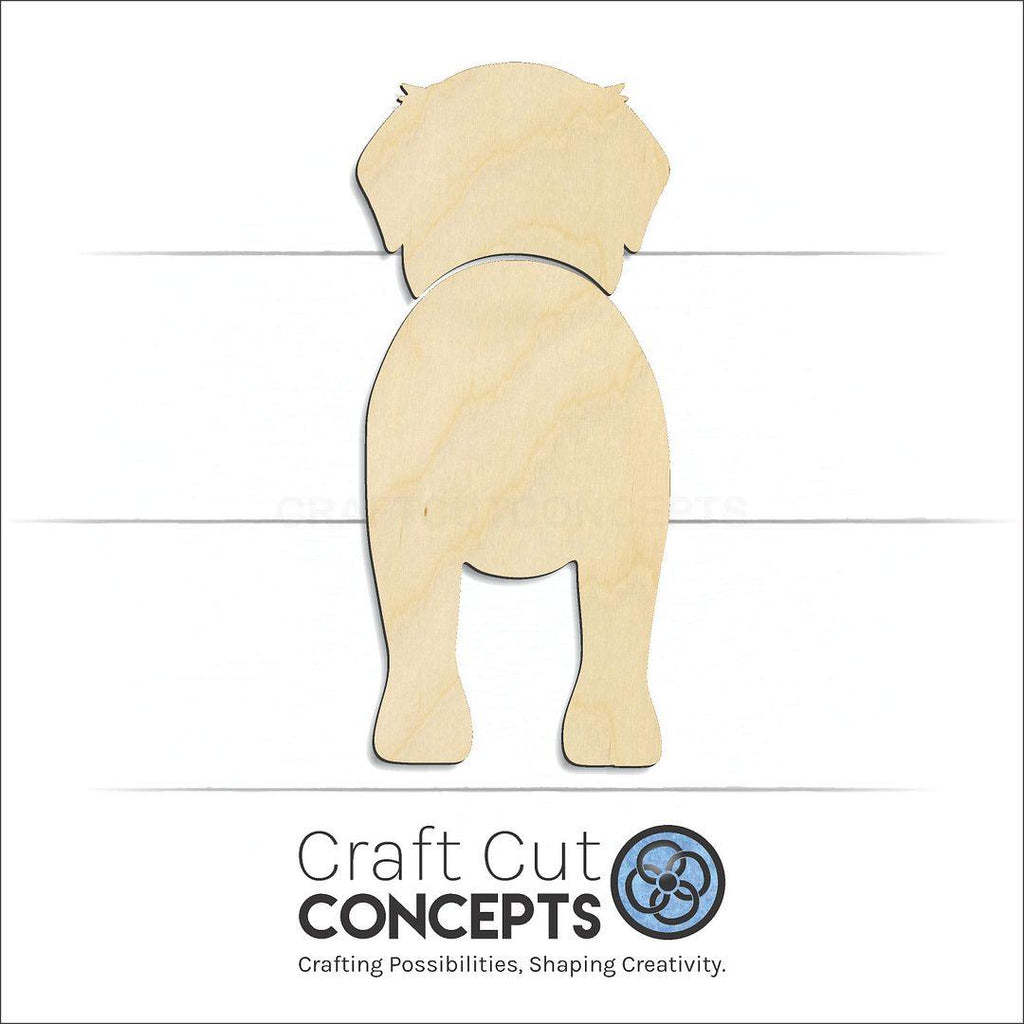 Craft Cut Concepts Logo under a wood Greater Swiss Mountain Dog craft shape and blank