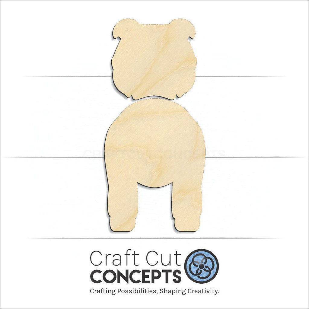 Craft Cut Concepts Logo under a wood Affenpinscher craft shape and blank