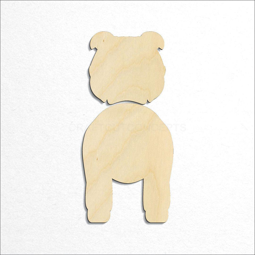 Wooden Affenpinscher craft shape available in sizes of 2 inch and up