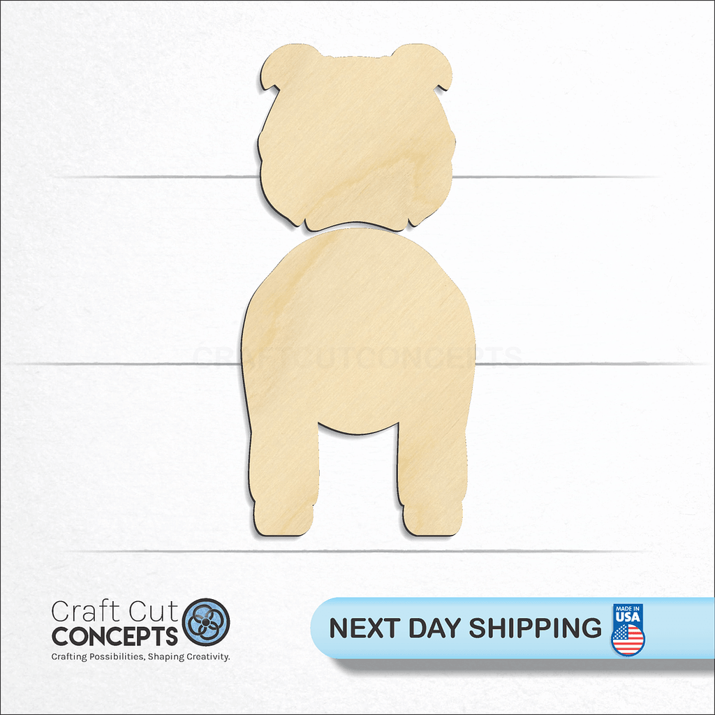 Craft Cut Concepts logo and next day shipping banner with an unfinished wood Affenpinscher craft shape and blank