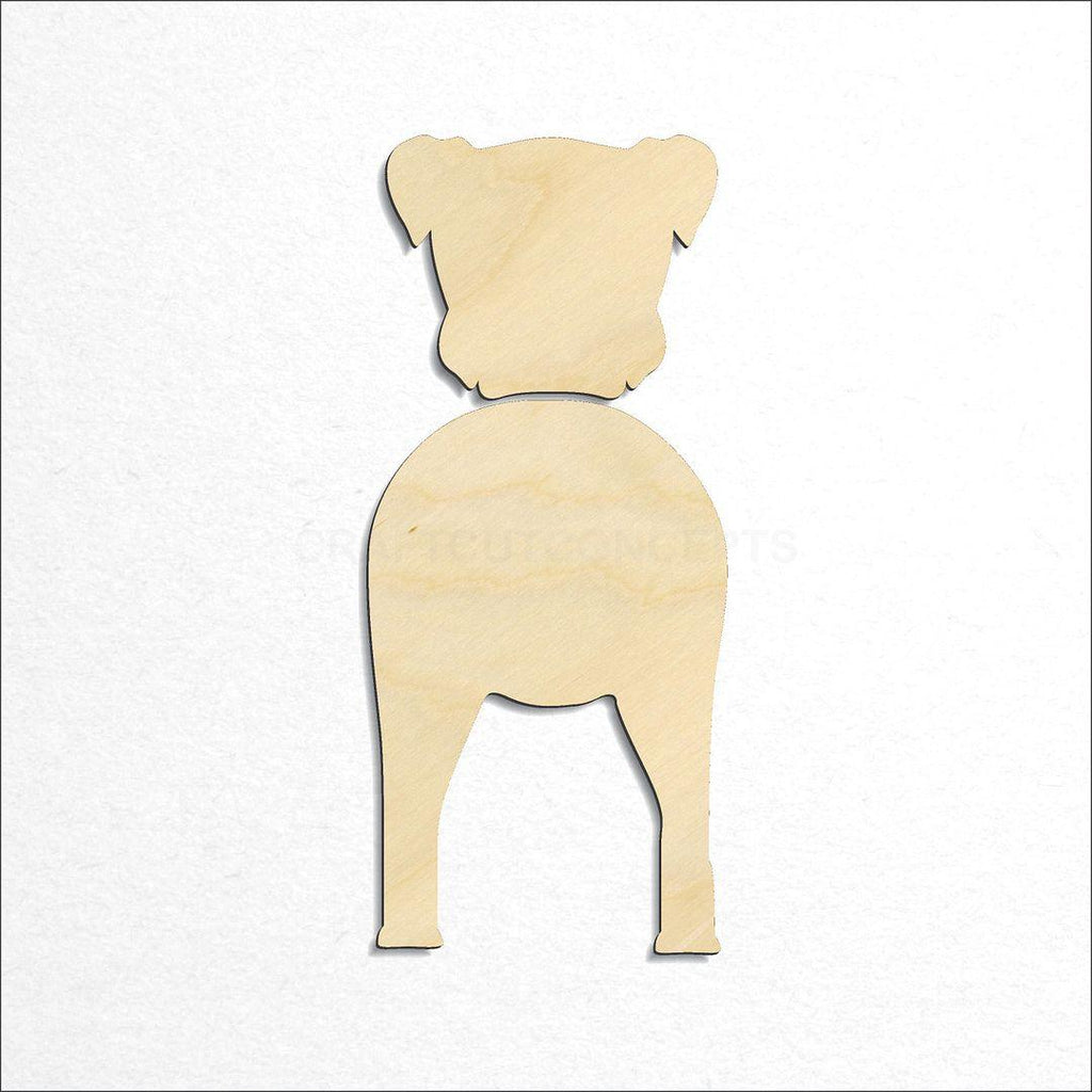 Wooden Irish Terrier craft shape available in sizes of 2 inch and up