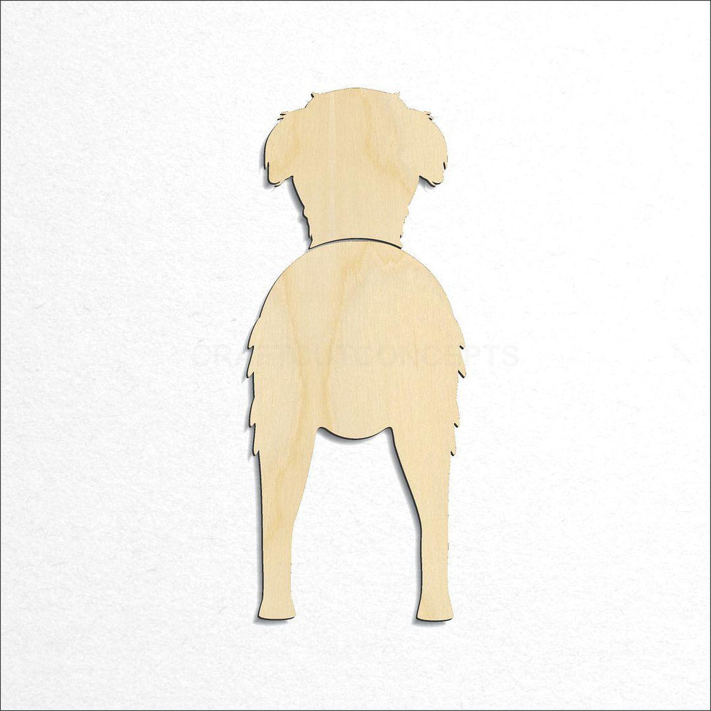 Wooden Irish Wolfhound craft shape available in sizes of 2 inch and up