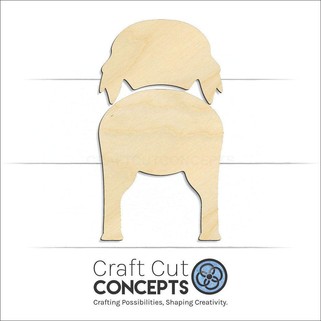 Craft Cut Concepts Logo under a wood Japanese Chin craft shape and blank