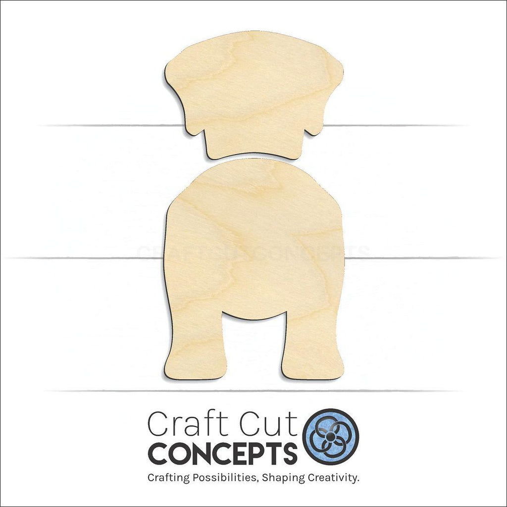 Craft Cut Concepts Logo under a wood Kuvaszok craft shape and blank