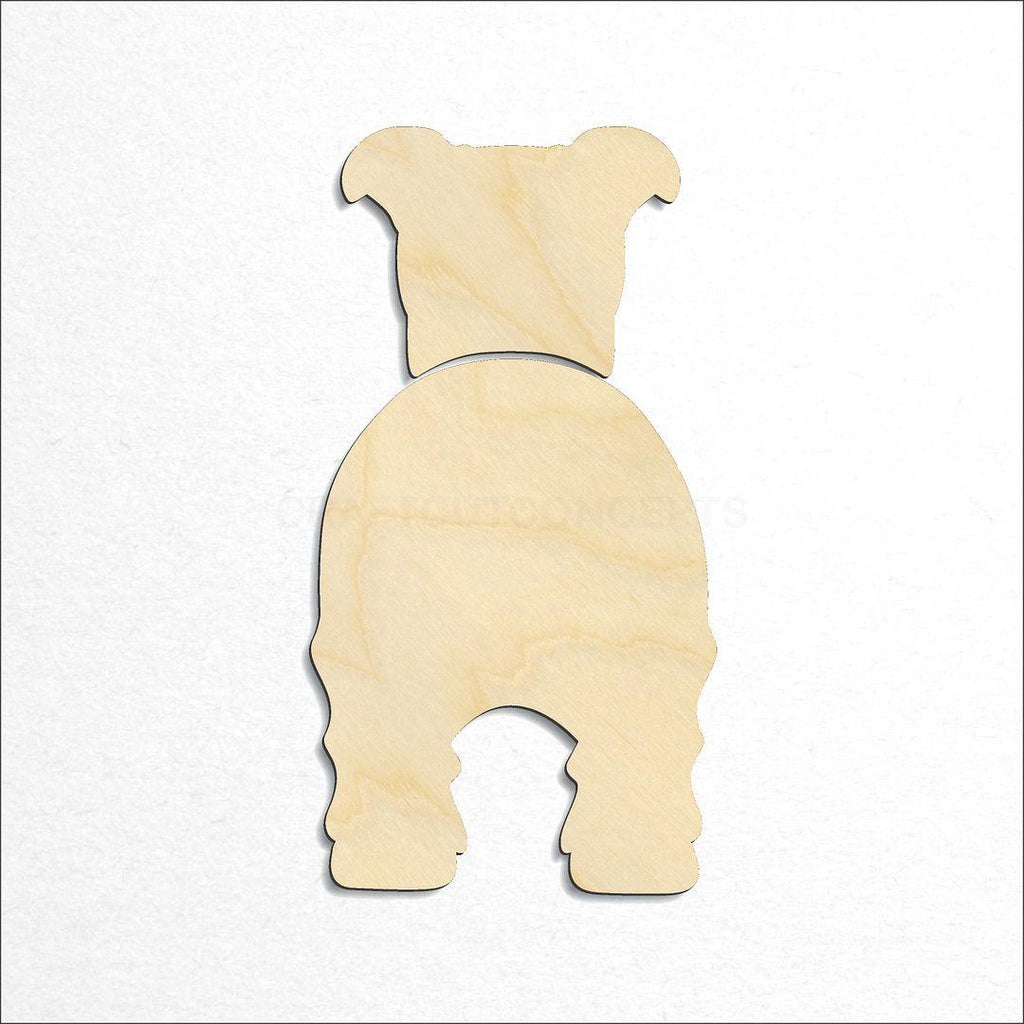 Wooden Lakeland Terrier craft shape available in sizes of 2 inch and up