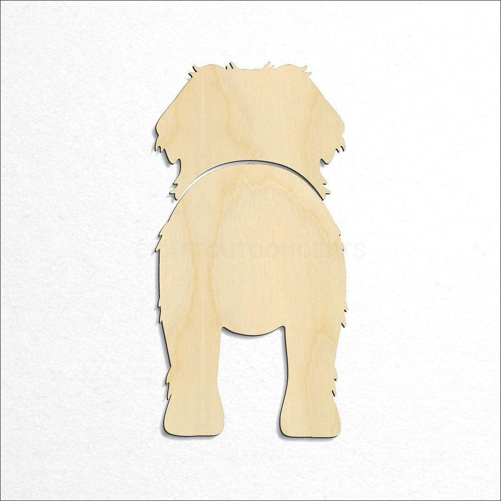 Wooden Leonberger craft shape available in sizes of 2 inch and up