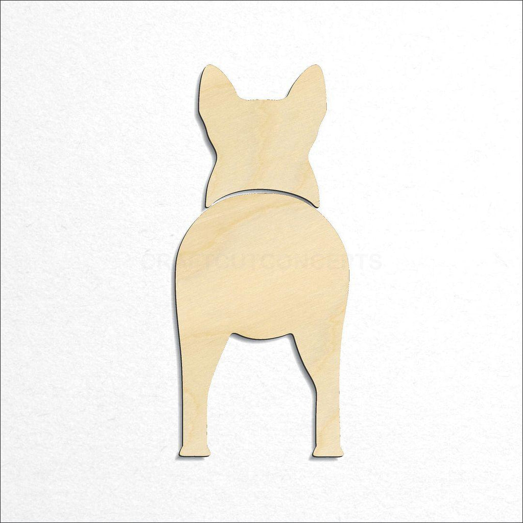 Wooden Norwegian Lundehunds craft shape available in sizes of 2 inch and up