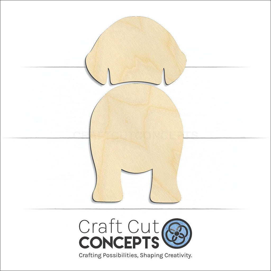 Craft Cut Concepts Logo under a wood Otterhounds craft shape and blank