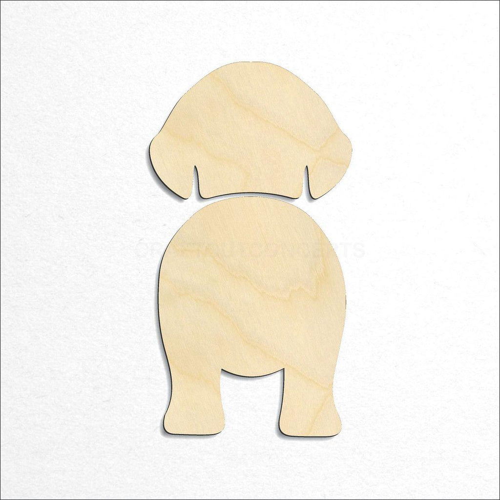 Wooden Otterhounds craft shape available in sizes of 2 inch and up